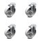 Service Caster 5 Inch Semi Steel Wheel Swivel Bolt Hole Caster Set SCC-BH20S515-SSR-4 - alternate 1